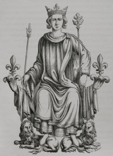 The monarch on his throne, 16th century, (1877).  Creator: Unknown.