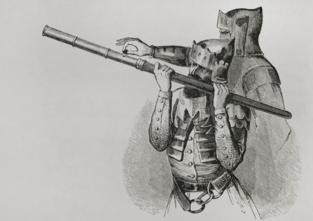 Hand cannon, 15th century, (1877).  Creator: Unknown.