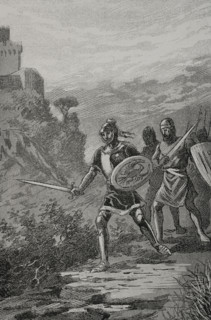 James III of Majorca (1315-1349 in the Battle of Llucmajor, on 25 October 1349, (1890).  Creator: Unknown.