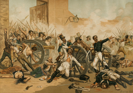 Peninsular War (1818-1814): Second of May Uprising against French troops, Madrid, 1808, (1892).  Creator: Unknown.