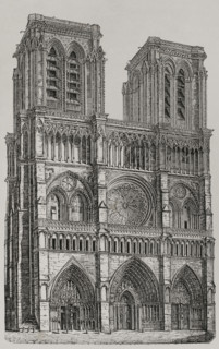 Notre-Dame, Paris, France, 1877. Creator: Unknown.