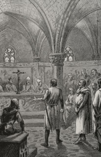 VII Council of Tarragona, 1312, (1890).  Creator: Unknown.