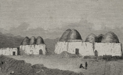 Traditional houses in Gundan, Afghanistan, 1878.  Creator: Unknown.