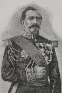 Charles Denis Bourbaki, (1816-1897), French general, 1891. Detail.  Creator: Unknown.