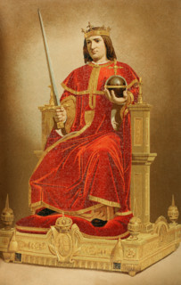 Ferdinand III of León and Castile, called the Saint (1199/1201-1252), King of Castile..., 1889.  Creator: Unknown.