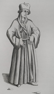 Judge, 15th century, (1878). After a drawing in "Proverbes, Adages, etc", 15th century.  Creator: Unknown.