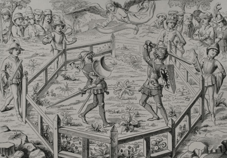 Judgement of God, Middle Ages, 15th century, (1877).  Creator: Unknown.