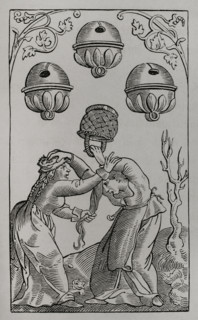 Three of Bells, German playing card, 16th century (1877).  Creator: Unknown.