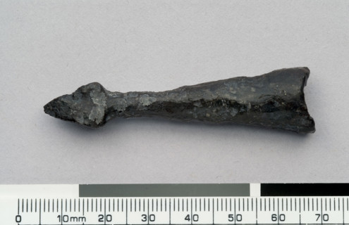 Medieval iron arrowhead, c13th century. Creator: Unknown.