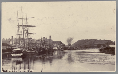 The Quay Carmarthen, 1910. Creator: Unknown.