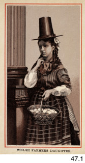 Welsh Farmer's Daughter, c1860s-1880s. Creator: Charles Smith Allen.