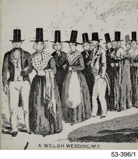 A Welsh Wedding. No. 7., c1840. Creator: Newman & Co.