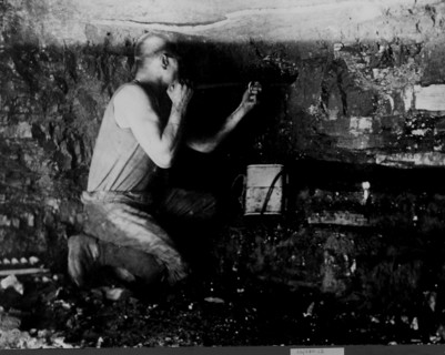 Coal miner, 1900s. Creator: Unknown.