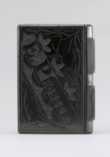 Coal carved in shape of a book, 1900s. Creator: Unknown.