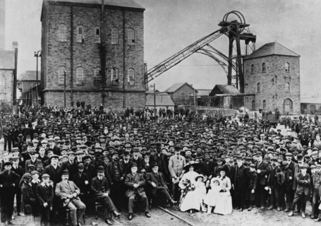 Deep Navigation Colliery workforce, 1910. Creator: Unknown.