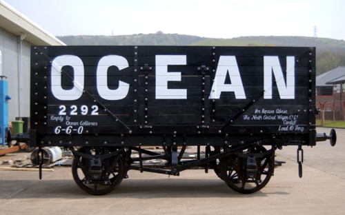 12 ton coal wagon, c1887-1907 Creator: Unknown.