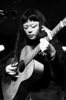 Maya Akechi and Alborg live at Hope & Anchor, Islington, London, May 2025. Creator: Annapaola Marchesani.