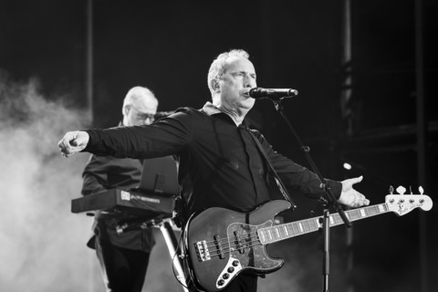 Andy McCluskey, OMD, live at Heritage Live, Audley End House, Essex, Aug 2023. Creator: Annapaola Marchesani.