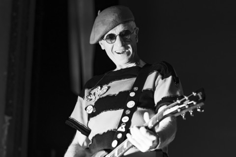 Captain Sensible, The Damned live at Alexandra Palace, London, Apr 2023. Creator: Annapaola Marchesani.