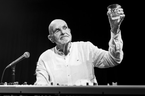 Hans-Joachim Roedelius live at the Jazz Café, London, Apr 2024. Creator: Annapaola Marchesani.