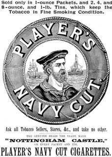 Advertisement for Player's Nayy Cut Cigarettes, 1895. Creator: Unknown.