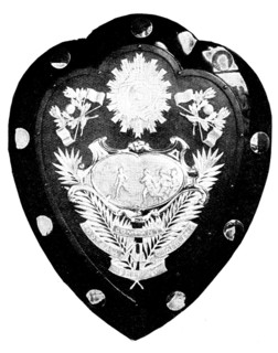 The football shield of the 1st Battalion Lancashire Regiment, 1895. Creator: Unknown.