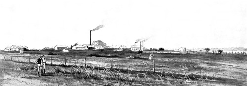 The Buffelsdoorn Mine: general view of Buffelsdoorn Works, 1895. Creator: George Meisenbach.