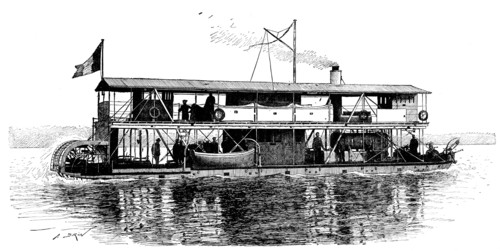 The French gun-boat "Précieuse," specially constructed for the Madagascar Expedition, 1895. Creator: Unknown.