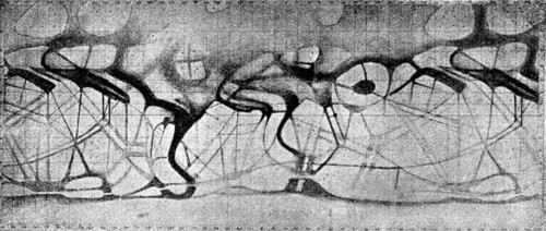 Our Near Neighbour, Mars: Fig. 7: the "Channels" of Mars, as recorded by Schiaparelli, 1895. Creator: Unknown.