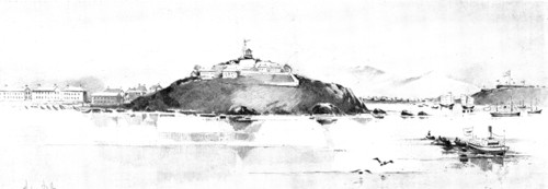 The War in Eastern Asia: Chefoo, as seen from the fleet, 1895. Creator: Unknown.