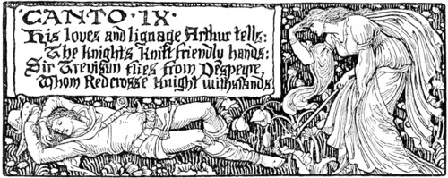 Spenser's "Faerie Queene", 1895. Creator: Walter Crane.