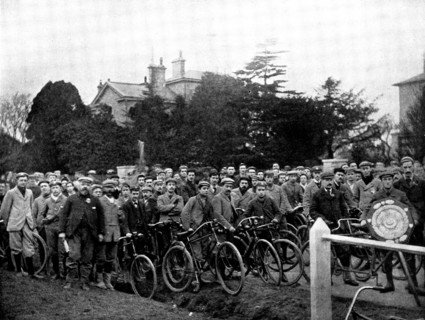 Return of the Anchor Shield...by the winner, Mr. A. E. Walters,...Polytechnic Cycling Club, 1895. Creator: Unknown.