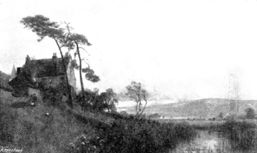 Pictures from the Royal Academy: A Sussex Homestead - E. A. Waterlow, A.R.A., 1895. Creator: George Meisenbach.
