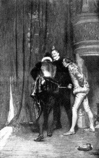 Pictures from the Royal Academy: Waiting for the Duc de Guise - Seymour Lucas, A.R.A., 1895. Creator: George Meisenbach.