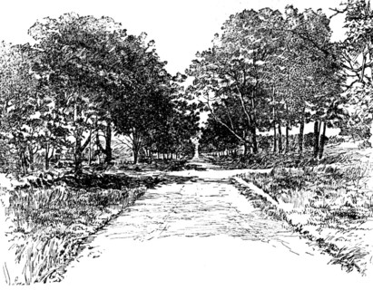 The Boswell Centenary: The Avenue, Auchinleck, 1895. Creator: Unknown.