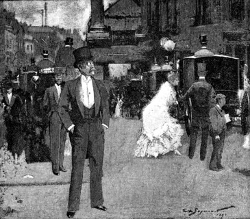 The London Season: the Opera, 1895. Creator: P Naumann.