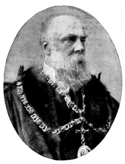 The Royal Agricultural Society at Darlington: Mr. Henry Fell Pease, M.P., Mayor of Darlington, 1895. Creator: W. M. Leish.