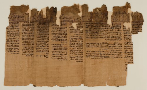The Book of the Dead of Nes-Min, Section 1, c200-30 BC. Creator: Unknown.