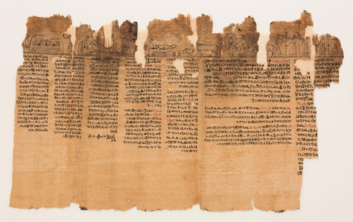 The Book of the Dead of Nes-Min, Section 2, c200-30 BC. Creator: Unknown.