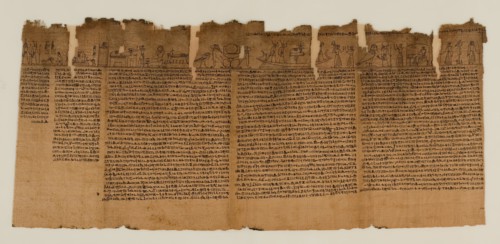 The Book of the Dead of Nes-Min, Section 3, c200-30 BC. Creator: Unknown.