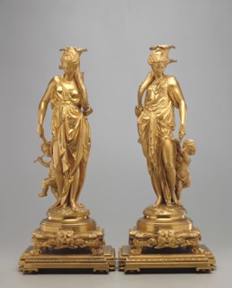 Candelabrum, c1860. Creator: Albert Ernest Carrier de Belleuse.