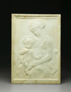 Madonna and Child, between 1464 and 1480. Creators: Virgin Mary, Jesus Christ, Mino da Fiesole.
