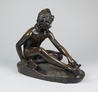 Neapolitan Fisherboy, late 19th century. Creators: Francois Rude, Ferdinand Barbedienne.