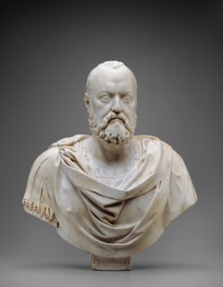 Bust of Cosimo I, Grand Duke of Tuscany, c1572. Creator: Giovanni Bandini.