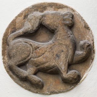 Roundel with Lion Passant, between 12th and 13th century. Creator: Unknown.