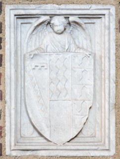 Coat of Arms of the Neapolitan Branch of the Antinori Family, mid-15th century. Creator: Unknown.