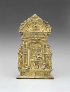 Madonna and Child with Saints Anthony Abbot and Jerome, c1490. Creator: Unknown.