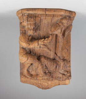 Misericord from a Choir Stall, 15th century. Creator: Unknown.
