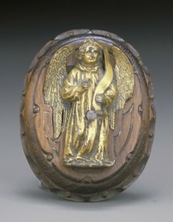 Angel on Plaque, 15th century. Creator: Unknown.