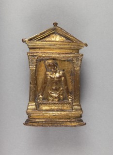 Pax of the Risen Christ Displaying His Wounds, late 15th century. Creator: Unknown.